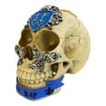 thumbnail image 3 of Legends King Arthur Roundtable Knights Sir Kay With Golden Crown Skull Statue, 3 of 6