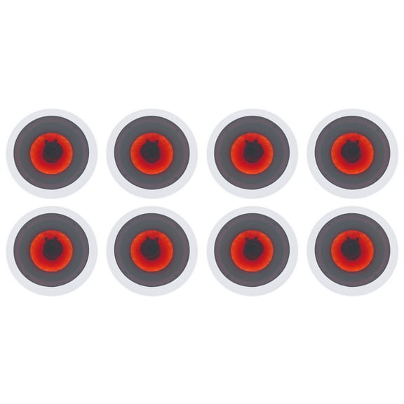 (8) Rockville HC65-LED 6.5" 500 Watt In-Ceiling Home Theater Speakers w/LED's