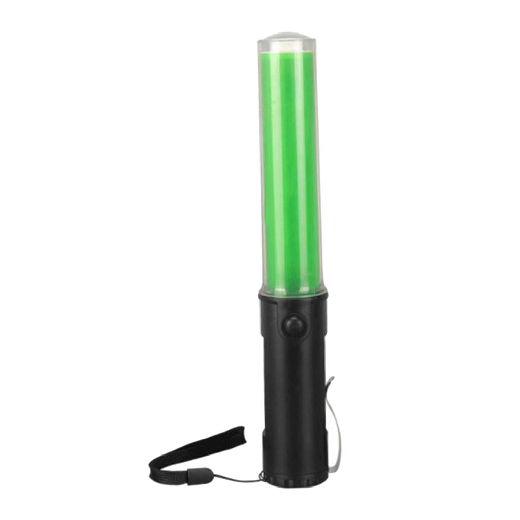 Nishiyuenyi 2 Pieces 4 Mode Traffic Light Stick LED Warning Torch Flashlight