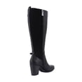 thumbnail image 5 of Naturalizer Women's Kalina Stretch Knee High Boot Black Leather and Fabric 8W, 5 of 8