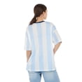 thumbnail image 4 of Forever 21 Women's Mesh Oversized Argentina Soccer Jersey Tee, Sizes XXS-XXL, 4 of 7