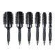 thumbnail image 2 of All Black Ceramic Aluminum Tube Heat Conductive Fluffy Hair Styling Curling Comb Rubber Handle Hair Roll Comb New, 2 of 4