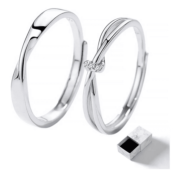 Anillos de plata para hombre compromiso hotsell