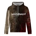 thumbnail image 1 of Rbaofujie Sweat à Capuche pour Hommes, Sweat à Capuche Imprimé à Manches Longues, 1 of 4