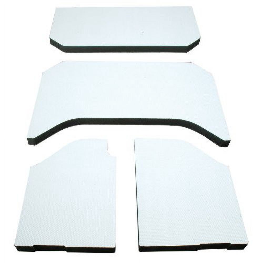 Jeep Wrangler Sound Deadening Headliner 2011-2018 JK 4-Door - 4 piece WHITE