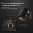 thumbnail image 3 of Leyfeng Electric Gooseneck Kettle 1200W Powerful and Fast Water Boiler Stainless Steel Inner NTC Temperature Control LCD Display Auto Shut Off 0.9L Pour Over Coffee and Tea Kettle, 3 of 8