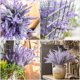 thumbnail image 5 of Juego de 10 flores artificiales de lavanda para decoración del hogar, plantas moradas artificiales con tallos de plástico para jardín floral JAMW Sencillez, 5 of 5
