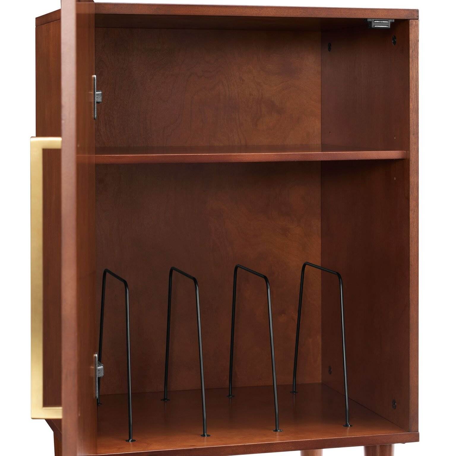 Crosley Mid Century Modern Everett Record Player Turntable Stand Storage Cabinet - image 5 of 11