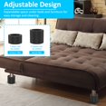 thumbnail image 4 of PENGXIANG 4Pcs Bed and Furniture Risers  Furniture Riser Heavy Duty Bed Chair Riser Support 1300lb Anti-Slip Desk Couch Bottom Elevator Stackable Sofa Table Raiser 1.38-2.56 in Furniture, 4 of 9