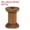 Brown, variant on Wooden Empty Spools, Unfinished Wood Thread Spools Fit for Embroidery Sewing Machines Crafts Wire Weaving Bobbins Natural Color 1"x0.6"