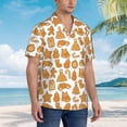 thumbnail image 5 of Haiem Christmas Elements Printed Hawaiian Shirt for Men - Men’s Casual Beach Summer Shirts - Stretch Fabric with Modern Fit-3X-Large, 5 of 9