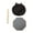 Gray, variant on 12-inch Drum Practice Pad and Sticks Set with Storage Bag Maple Drum Sticks Gift