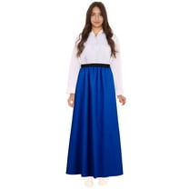 HPO Adult Women Cartoon Granny Blue & White Costume, Perfect for Halloween /Cosplay, Synthetic Fabric