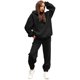 thumbnail image 1 of Gibobby Conjunto de sudadera informal para mujer Conjunto de sudadera y pantalones con capucha de moda de estilo de color sólido para mujer Traje de 2 piezas(Negro,M), 1 of 5