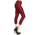 thumbnail image 2 of Women's Comfortable Stretchy Slim Fit Cropped Capri Pants with Pockets S-3XL, 2 of 3
