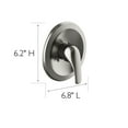 thumbnail image 5 of Design House 594903 Middleton II Transitional Single-Handle Shower Valve Trim with Escutcheon for Bathroom, Satin Nickel, 5 of 12