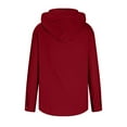 thumbnail image 3 of Linen Shirts for Men Casual Button Shirts Summer Cotton Linen Hoodie Beach Long Sleeve Shirts Top with Hood, 3 of 5