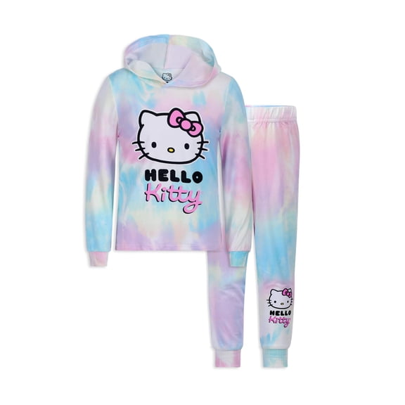Hello Kitty Sanrio Pullover Hoodie and Pants Set (Girls), 2 Piece Set, Sizes 2T-12