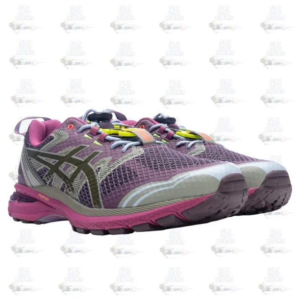 Asics X UPTHERE Gel-Terrain Purple Lavender Black Gray 1203A520-500 Shoe Trainer
