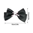 thumbnail image 3 of Diamante Hair Clip Bow Balletcore Large Bow Heart Flat Clip Balletcore Hairpin Bow Elegant Hair Clip for Bunches Blue, 3 of 4