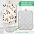 thumbnail image 6 of Yayeee Pot Holders Kitchen Heat Resistant with Pockets 7"x9.8" Cotton Oven Cooking Hot Pads, Floral Plaid, 6 of 7