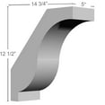 thumbnail image 2 of Ekena Millwork 5"W x 14 3/4"D x 12 1/2"H Reece Bracket, 2 of 5