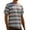 A-Grey410, variant on JAJAHO T Shirts For Men Short Sleeve Striped Summer Top Color Block Crewneck Classic Tee Shirt Relaxed Fit Daily Wear Trendy Tops