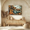 thumbnail image 4 of Autumn and Western Elements, Guitar, Cowboy Boots, Cactus Poster Canvas Print Wall Art Bedroom Room Aesthetics Decoration, 4 of 5
