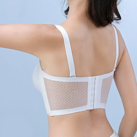 

eczipvz Lingerie for Women Bralettes for Women Wireless Bra Invisible Bra Bra - Regular & Plus Size Bras for Women White 3XL