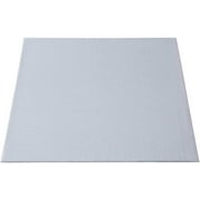 W PACKAGING WPSQW14W 1/4" Thick Square Wrap Around/Fold Over Cake Board/Pad, Corrugated with Coated Embossed Paper Cover Top and Sides, 14 Inch, White (Case of 50)