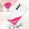 thumbnail image 4 of Case for Samsung Galaxy S23 FE Case Glitter Liquid Cute Clear Phone Case Floating Quicksand Shockproof Protective Bumper Soft TPU Case for Samsung Galaxy S23 FE Love Pink YB, 4 of 14