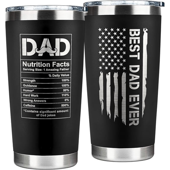 Gifts for Dad from Daughter, Son - Dad Gifts - Birthday, Fathers Day, Father''s Day Gift for Dads - New Dads Gift for Men - 20 Oz Stainless Steel Tumbler