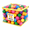 Multi-color, variant on Sisticker Ball Pit Balls, Plastic Play Balls, 50-Count Assorted Ocean Balls for Kids, Smooth Lightweight Durable Balls with Clear PVC Bag, Yellow Blue Orange Green Pink Purple