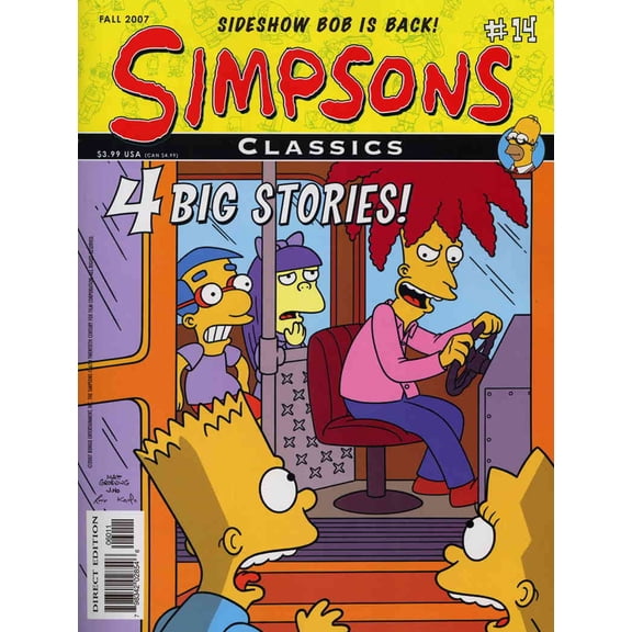 Simpsons Classics #14 VF ; Bongo Comic Book