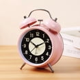 thumbnail image 4 of Twin Bell Alarm Clock, 4 Inches Vintage Super Loud Analog Alarm Clock, 4 of 5