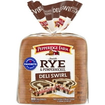 Pepperidge Farm Jewish Rye & Pumpernickel Deli Swirl Bread, 16 oz. Bag