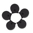 thumbnail image 3 of EIGTHTAIL 5 Pcs Coussin de Repose-Tombe en Caoutchouc pour Clarinette Accessoire d'Instrument de Musique (Noir), 3 of 7