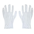 thumbnail image 5 of 12 pairs Lengthen Cotton Gloves Cotton Healthy Gloves for Industrial Factory Electronics Ceremonial (White), 5 of 6