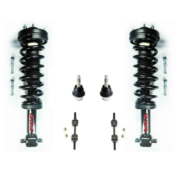 Coil Spring Struts For REAR WHEEL DRIVE ONLY 2014 Ford F150 Standard Cab 6pc