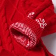 thumbnail image 5 of IWEMEK Winter Dress for Baby Girls Crew Neck Long Sleeve Xmas Dresses Elk Cute Bowknot Red Sweater Dresses 12M-18M, 5 of 8