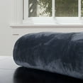 thumbnail image 6 of Lavish Home Mink Faux Fur Blanket – 91x81 Washable Bedding or Throw, Gray, 6 of 7