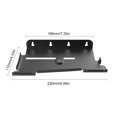 thumbnail image 5 of Pebbuoy Game Console Wall Mount Bracket Storage Holder with Storage Hook Strong Load-bearing Simple Installation Game Console Hanging Rack for PS5 Slim, 5 of 7