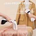 thumbnail image 5 of Handheld Garment Steamer Portable Fabric Steamer with Removable Water Tank Ideal for Home & Travel Use White US Plug, 5 of 6