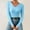 Blue, variant on Thermal Undershirt for Women Long Sleeve Tight Shirt V Neck Womens Undershirts Womens Fitted Tops Womens Fall Tops Women Clothes