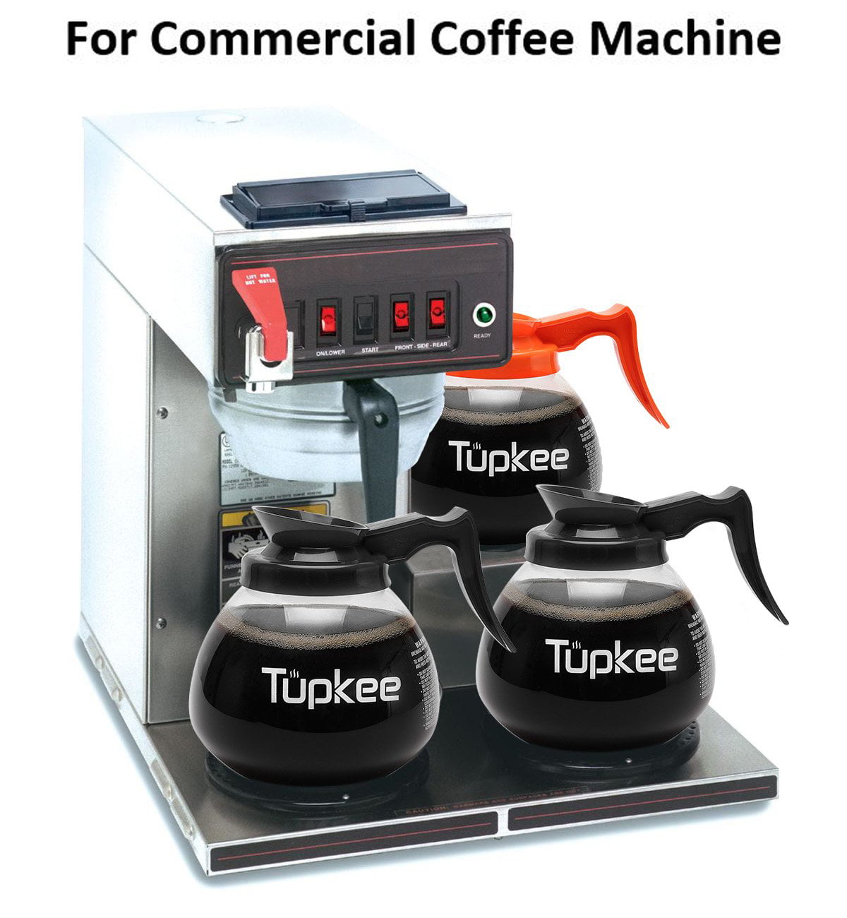 Glass Replacement Coffee Pot - SHATTER-RESISTANT Commercial Restaurant –  Tupkee