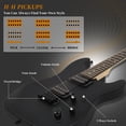 thumbnail image 4 of Kit de Guitarra Eléctrica Ktaxon 39" con Pastillas H-H y Amplificador de 20W, 4 of 7