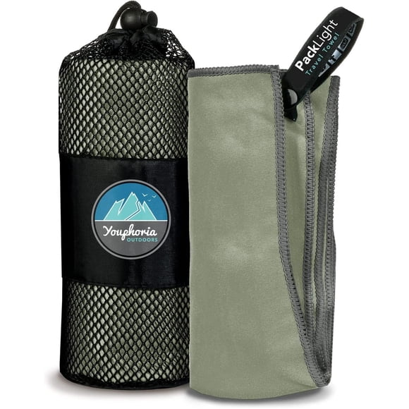 Toalla Youphoria Outdoors de microfibra para viajes, secado rápido