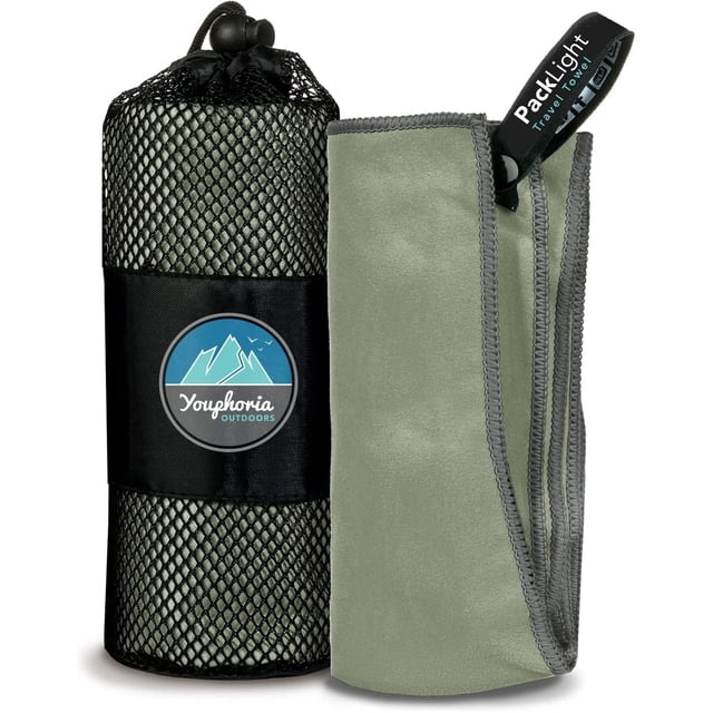 Toalla Youphoria Outdoors de microfibra para viajes, secado rápido