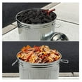 thumbnail image 6 of 20-Gallon Galvanized Steel Round Trash Can, 6 of 7