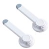 2 PCS Toilet Lock Baby Child Pet Proof Safety Lock for Most Toilet Seats, Ideal Baby Proof Toilet Seat Lockï1/4Œ Easy Strong Adhesive Setup, No Tools Required White